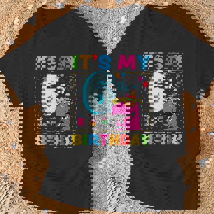 It's My 6Th Birthday Happy 6Ix Year T-Rex 恐竜 面白い Tシャツ 高齢者への贈り物