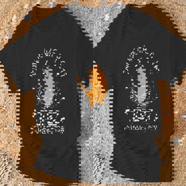 Jazz Dance Cat Jazz Tシャツ 高齢者への贈り物
