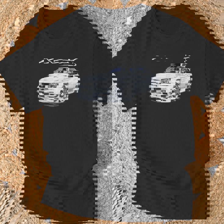 Jdm Car R34-Spec Ii Rb26kyline Mine's-Spec N1 Tシャツ 高齢者への贈り物