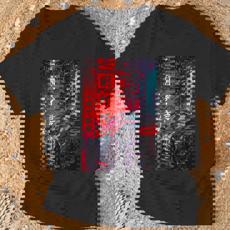 Jdm ジャパン ドリフト レーシング チューニング スポーツカー 東京 ドリフト Tシャツ 高齢者への贈り物