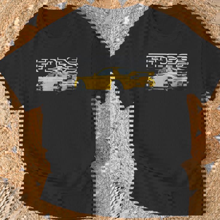 Jdm 車 Cym Fd ターボ ロータリ Fd3s Tシャツ 高齢者への贈り物