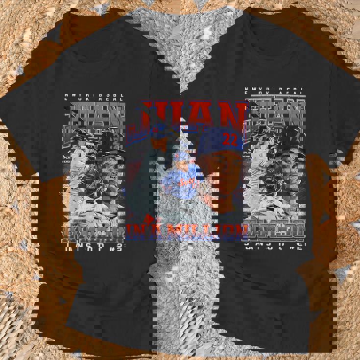 Juan In A Million Juanoto New York Baseball Mlbpa Tシャツ 高齢者への贈り物