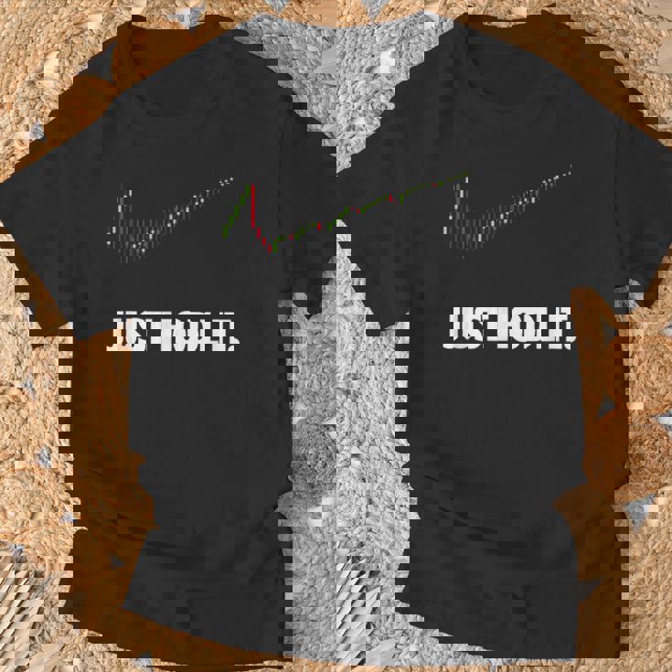 Just Hodl It、クリプトシャツ、暗号通貨、ビットコイン、ドッジ Tシャツ 高齢者への贈り物