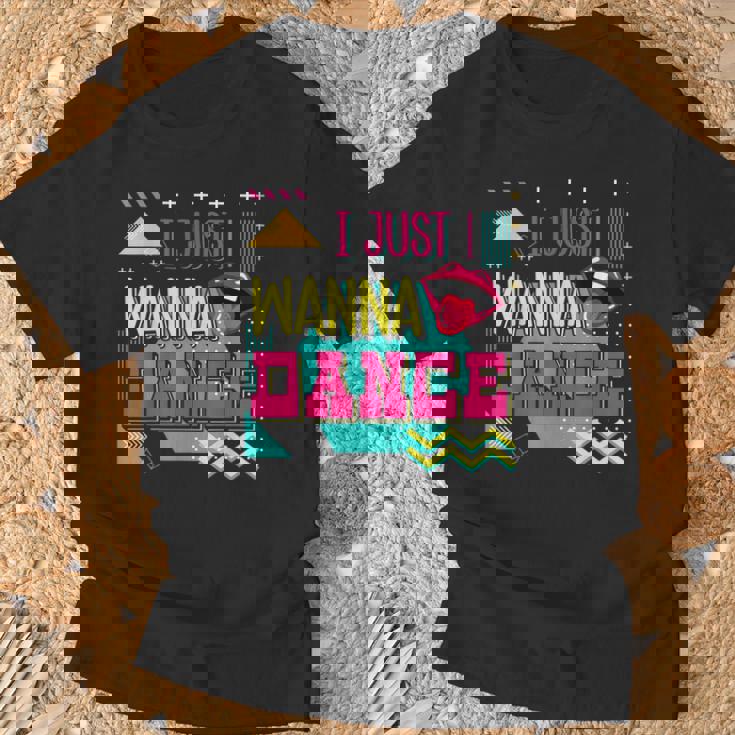 I Just Wanna Dance Lovers ファニーダンシングファン レトロダンサー Tシャツ 高齢者への贈り物