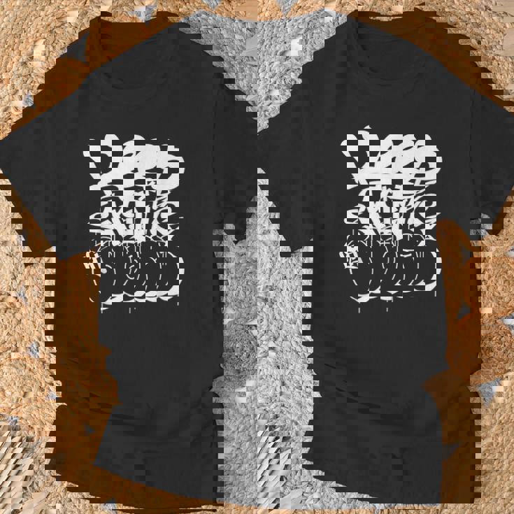 Keep Writing My Name ホワイト グラフィティ タギング 爆撃シャツ Tシャツ 高齢者への贈り物