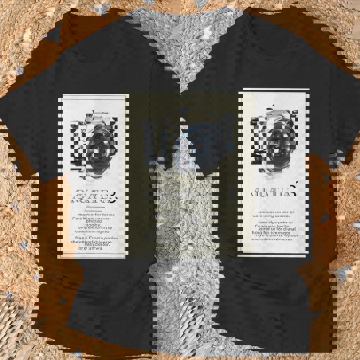 Kenko 水中カメラハウジングaquatica アクアティカ 前面プリント 80年代復刻 Tシャツ 高齢者への贈り物