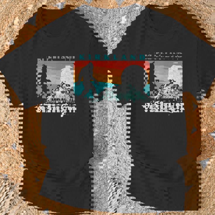 Kirkland Washington Retro 80S Bigfoot Tシャツ 高齢者への贈り物