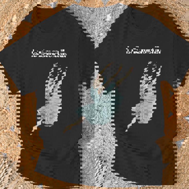 La Esmeralda バレエダンサー バレリーナ ポワント チュチュダンス Tシャツ 高齢者への贈り物