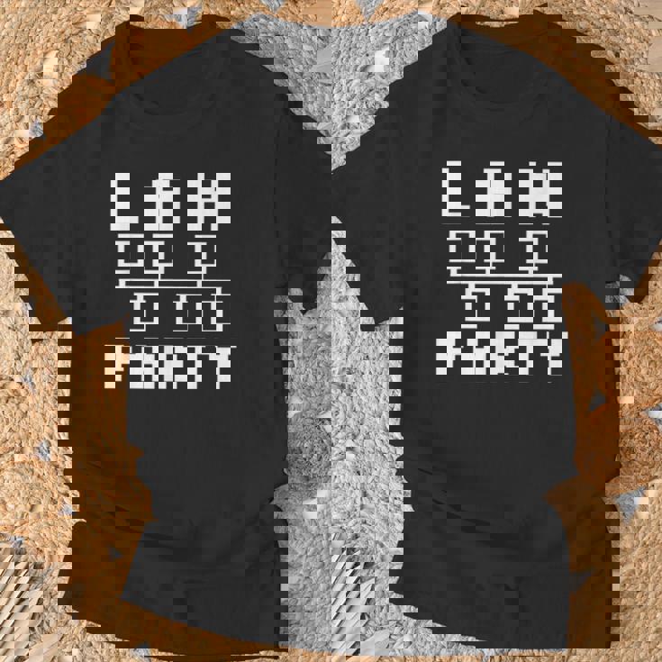 Lan Party レトロゲームtシャツ Tシャツ 高齢者への贈り物