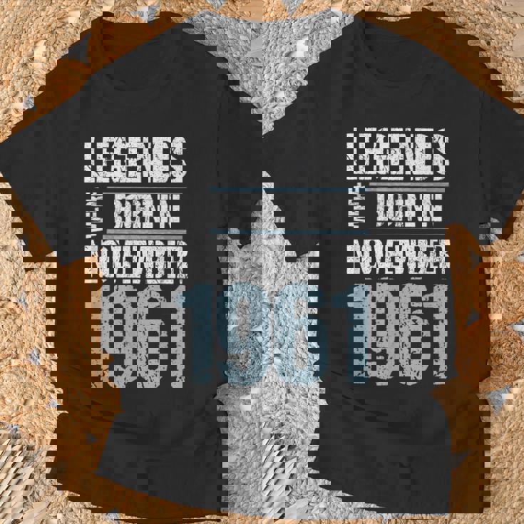 Legends Were Born In November 1961 誕生日 Tシャツ 高齢者への贈り物