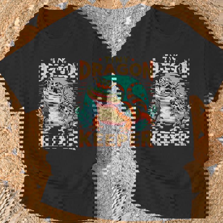 Leopard Gecko Crested Lizard Reptiles Lovers Tシャツ 高齢者への贈り物