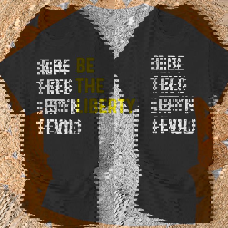 Be The Liberty Libertarian Activist Anarchy Ancap Minarchist Tシャツ 高齢者への贈り物