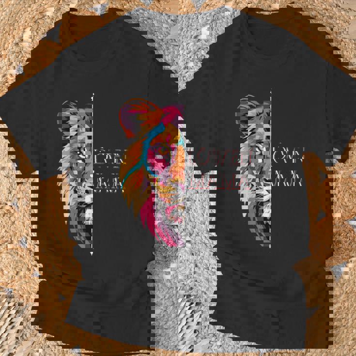 With Lion Mum Mother Colourful Motif For Mother's Day Or Birthdays S T-Shirt Geschenke für alte Männer