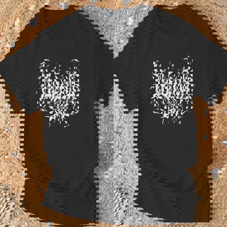 Live Life Laugh Love デスメタルスタイル Tシャツ 高齢者への贈り物