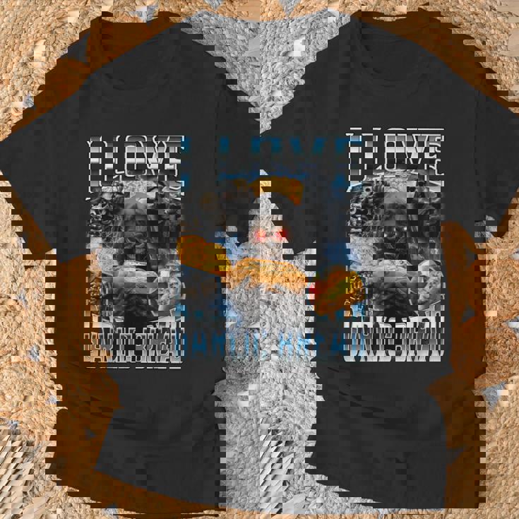 I Love Garlic Bread Tシャツ 高齢者への贈り物