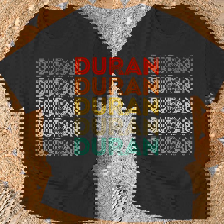 Love Heart Duran ヴィンテージスタイル ブラック デュラン Tシャツ 高齢者への贈り物