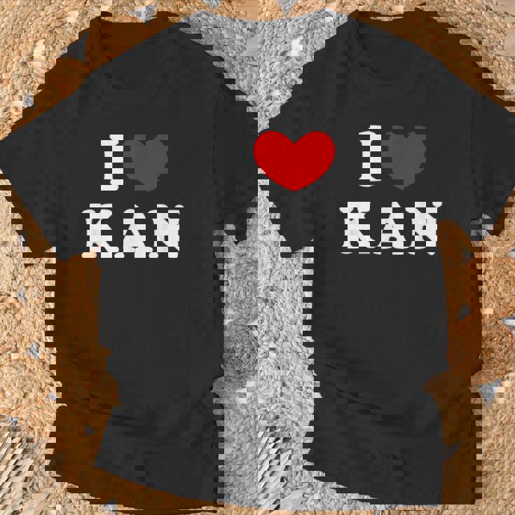 I Love Kan 私は愛する Kan Tシャツ 高齢者への贈り物