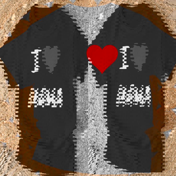 I Love Mama Children Love Heart ベビーチャイルドギフト お母さん Tシャツ 高齢者への贈り物