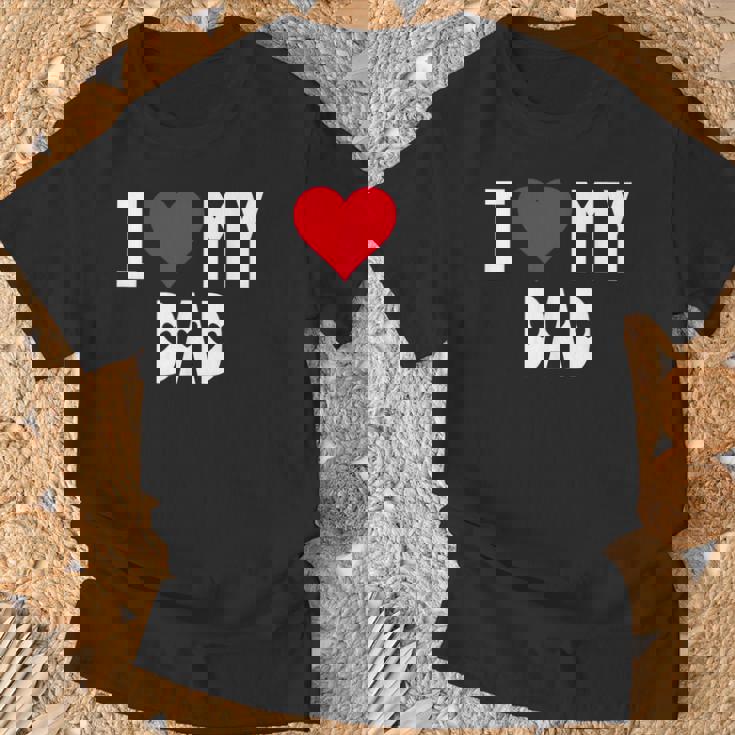 I Love My Dad シャツ I Heart Dad Love Dad Tシャツ 高齢者への贈り物