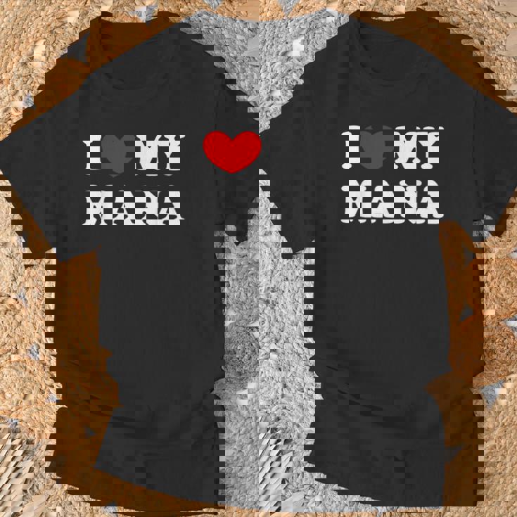 I Love My Mana アイ・ラブ・マイ・マナ Tシャツ 高齢者への贈り物