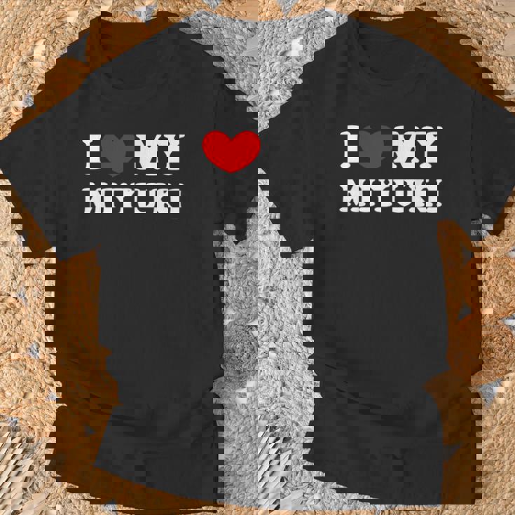 I Love My Miyuki 私はみゆきを愛しています Tシャツ 高齢者への贈り物