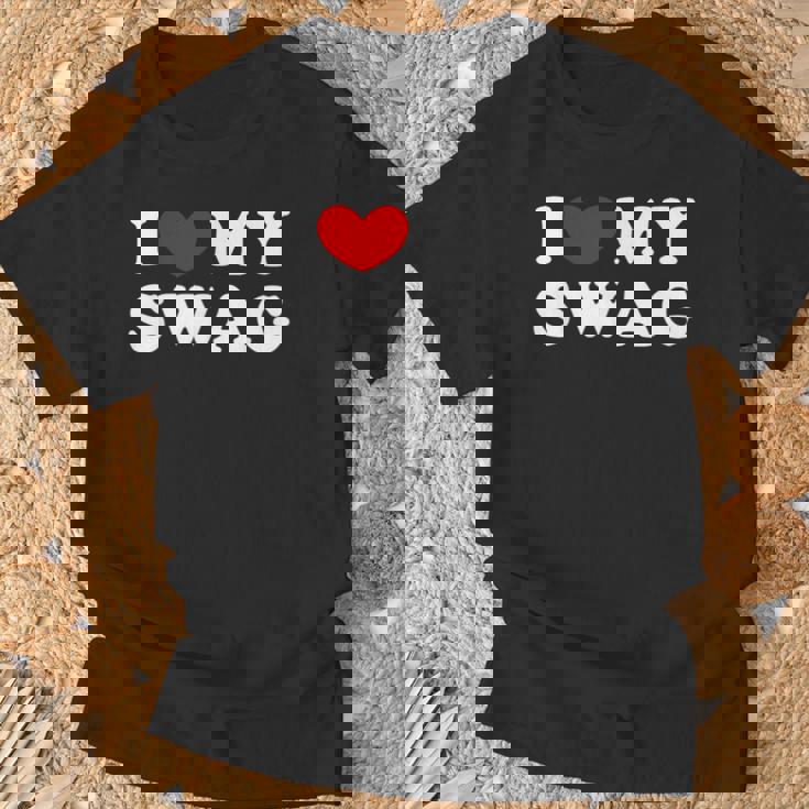 I Love Mywag アイ・ラブ・マイ・スワッグ、アイ・ハート・マイ・スワッグ Tシャツ 高齢者への贈り物