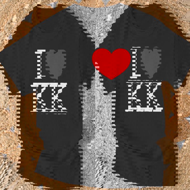 I Love ハート Kk Tシャツ 高齢者への贈り物