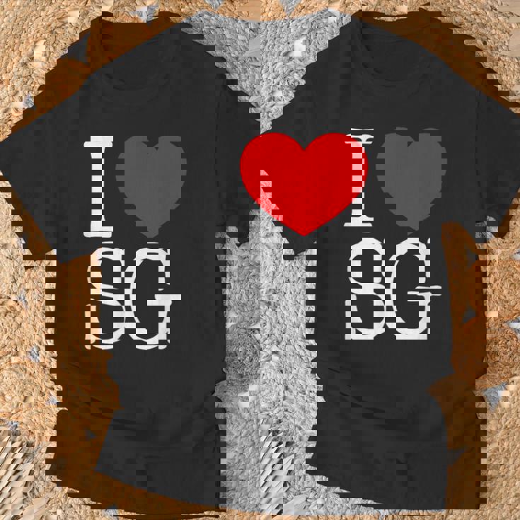 I Love ハートg Tシャツ 高齢者への贈り物