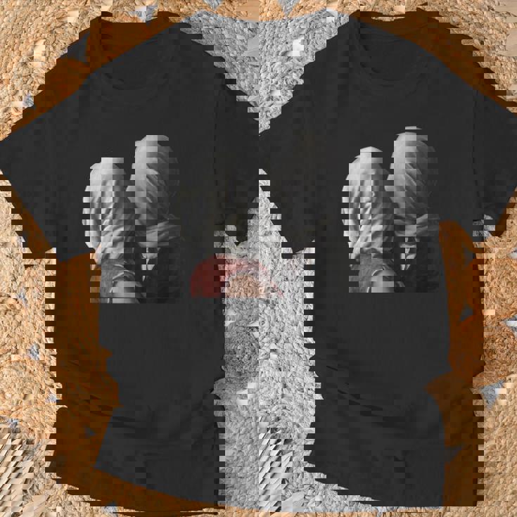 Magritteによるthe Lovers Painting Tシャツ 高齢者への贈り物