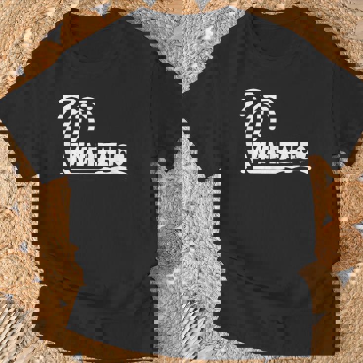 Mahalo サンクス ハワイ ヤシの木 ビーチ ホリデーギフト サンサーフ Tシャツ 高齢者への贈り物