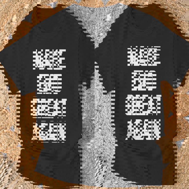 Make Emo Great Again インディーズミュージックエモ Tシャツ 高齢者への贈り物