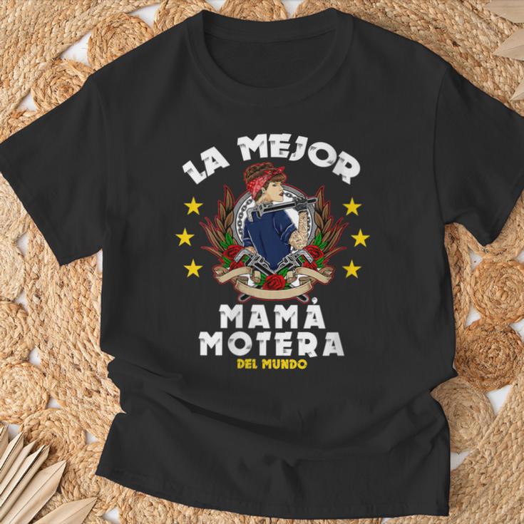 Mama Motera Intage Cuello Camiseta unisex Regalos para ancianos