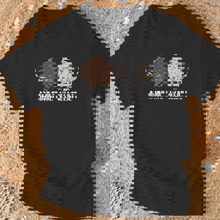 Mammut ヘルムート 石器時代 象 恐竜種 恐竜 Tシャツ 高齢者への贈り物