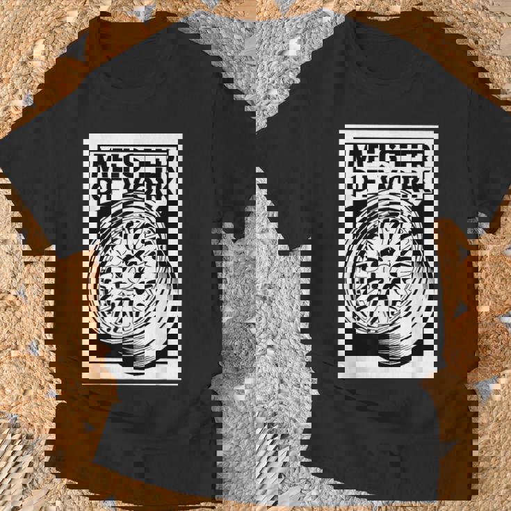 Meister Of Work 車用スタンスホイールのベストプロジェクト Tシャツ 高齢者への贈り物