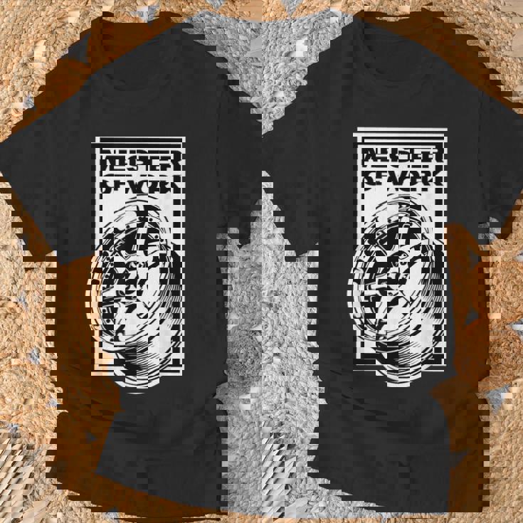 Meister Of Work 車用スタンスホイールのベストプロジェクト Tシャツ 高齢者への贈り物