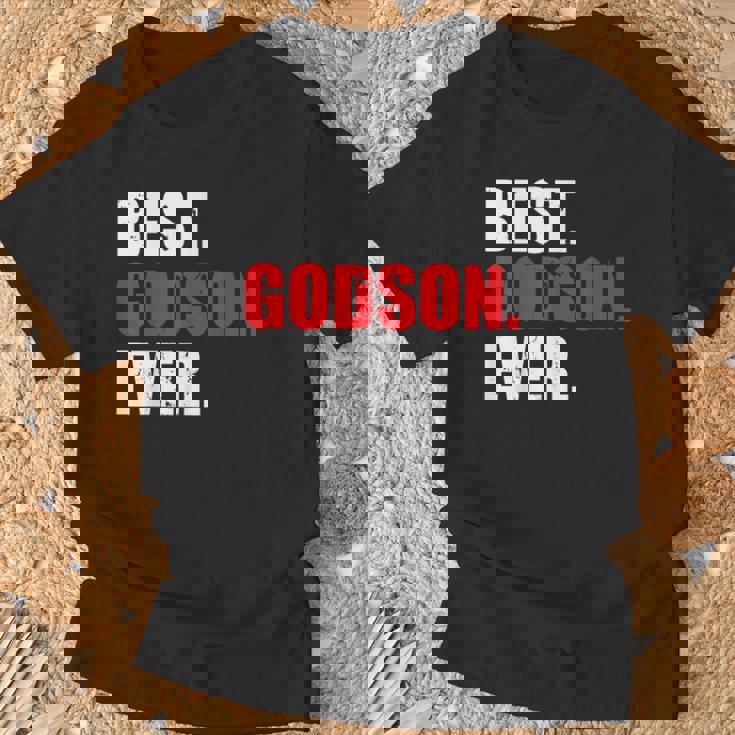Mejor Ahijado Mejor Ahijado Del Mundo Mejor Ahijado De Todos Los Tiempos Camiseta unisex Regalos para ancianos