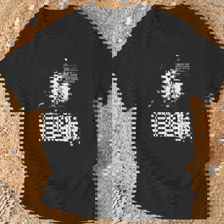 Mingus Jazz Wisdom ベーシスト ミュージシャン Tシャツ 高齢者への贈り物