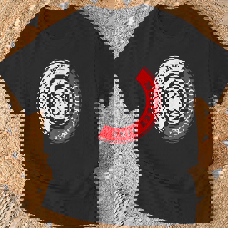 Monkey Bike レッドグラフィック Tシャツ 高齢者への贈り物