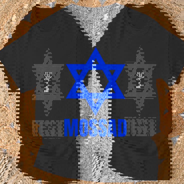 Mossad イスラエル イスラエル シークレットサービス テルアビブ メノラ Idf Tシャツ 高齢者への贈り物