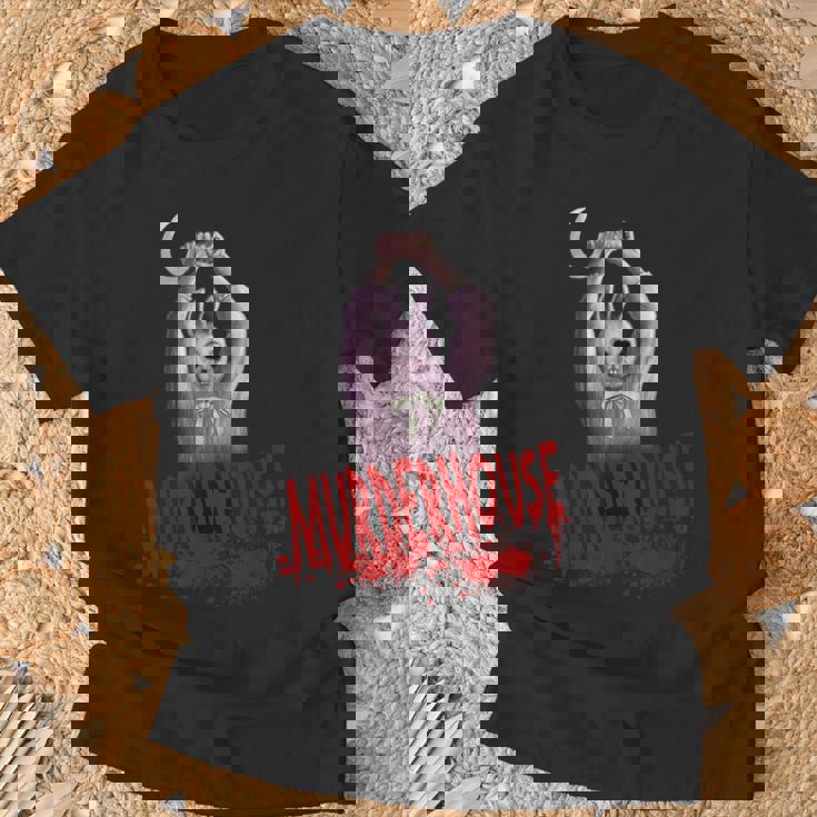 Murder House イースターバニー サバイバル ホラー ゲーム マニアック Tシャツ 高齢者への贈り物