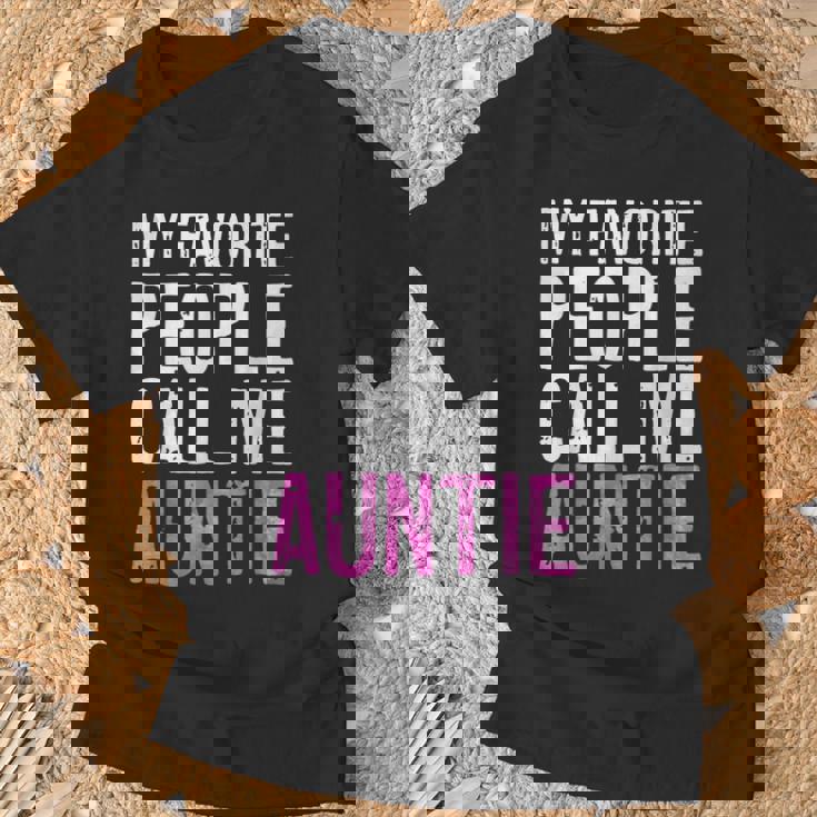 My Favorite People Call Me Auntie 母の日シャツ Tシャツ 高齢者への贈り物