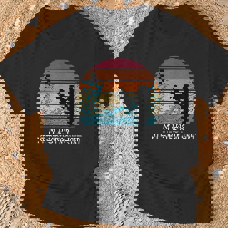 My Lucky Kite サーフィンシャツ ヴィンテージ サンセット ビーチ Tシャツ 高齢者への贈り物