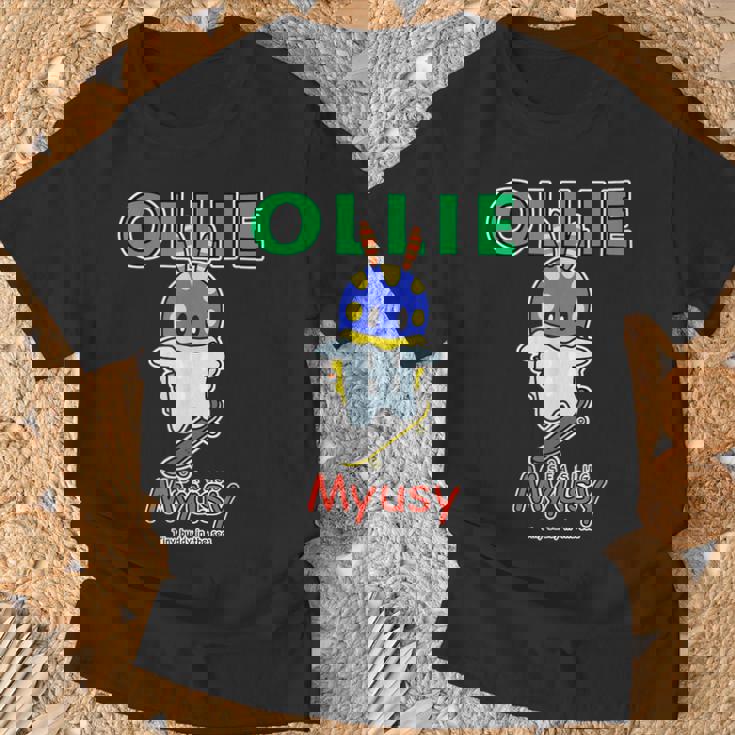 Myusy スケートボード トリック オリー Tシャツ 高齢者への贈り物