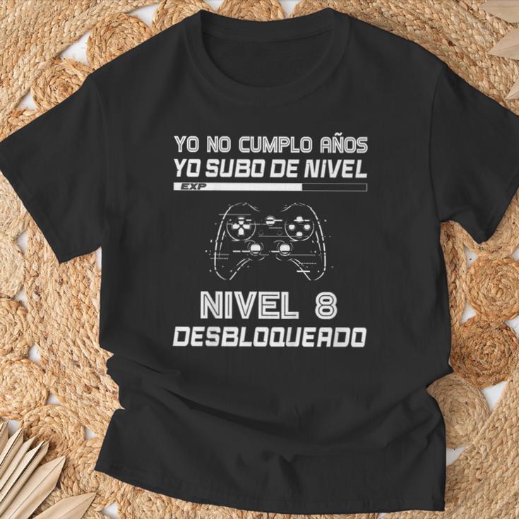 Niños 8 Cumpleaños Regalo Años Niño Hijo Decoración Gamer 2014 Camiseta unisex Regalos para ancianos