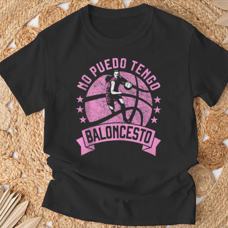 No Puedo Tengo Baloncesto Divertido Para Niña Y Basket In Mangas Camiseta unisex Regalos para ancianos