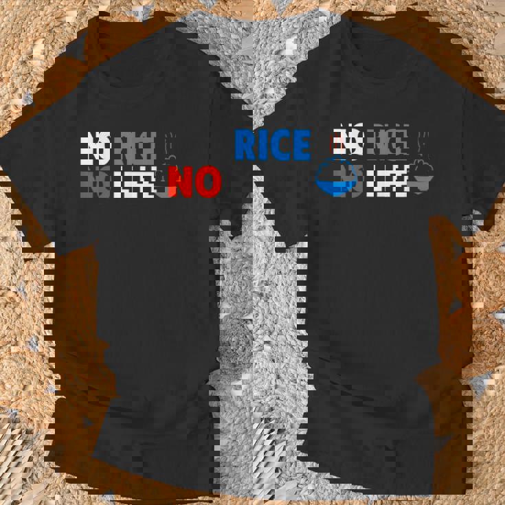 No Rice No Life シャツ Tシャツ 高齢者への贈り物