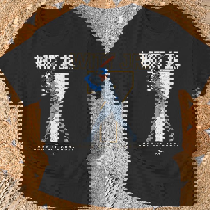 Number And Portrait Bobby Witt Jr Kansas City Mlbpa Tシャツ 高齢者への贈り物