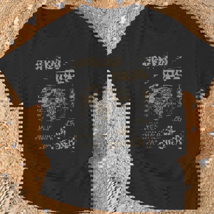 Offroad Papá Como Un Papá Normal Pero El Día Del Padre 4X4 Camiseta unisex Regalos para ancianos