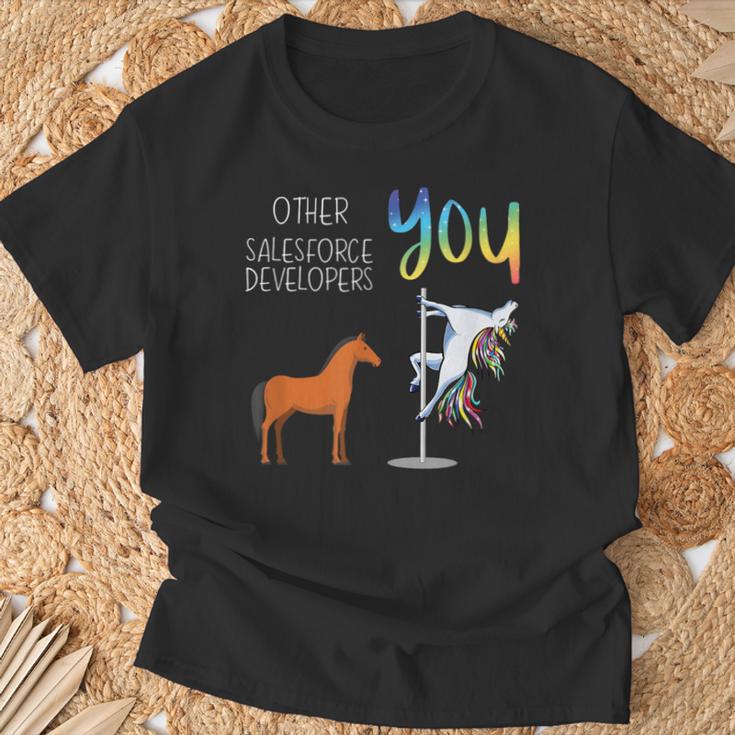 Otros Desarrolladores Dealesforce You Camiseta unisex Regalos para ancianos