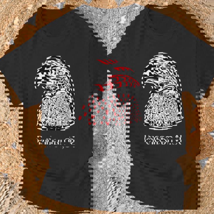 Pacific Nw ネイティブアメリカン インディアン イーグル ペンドルトン Or Tシャツ 高齢者への贈り物